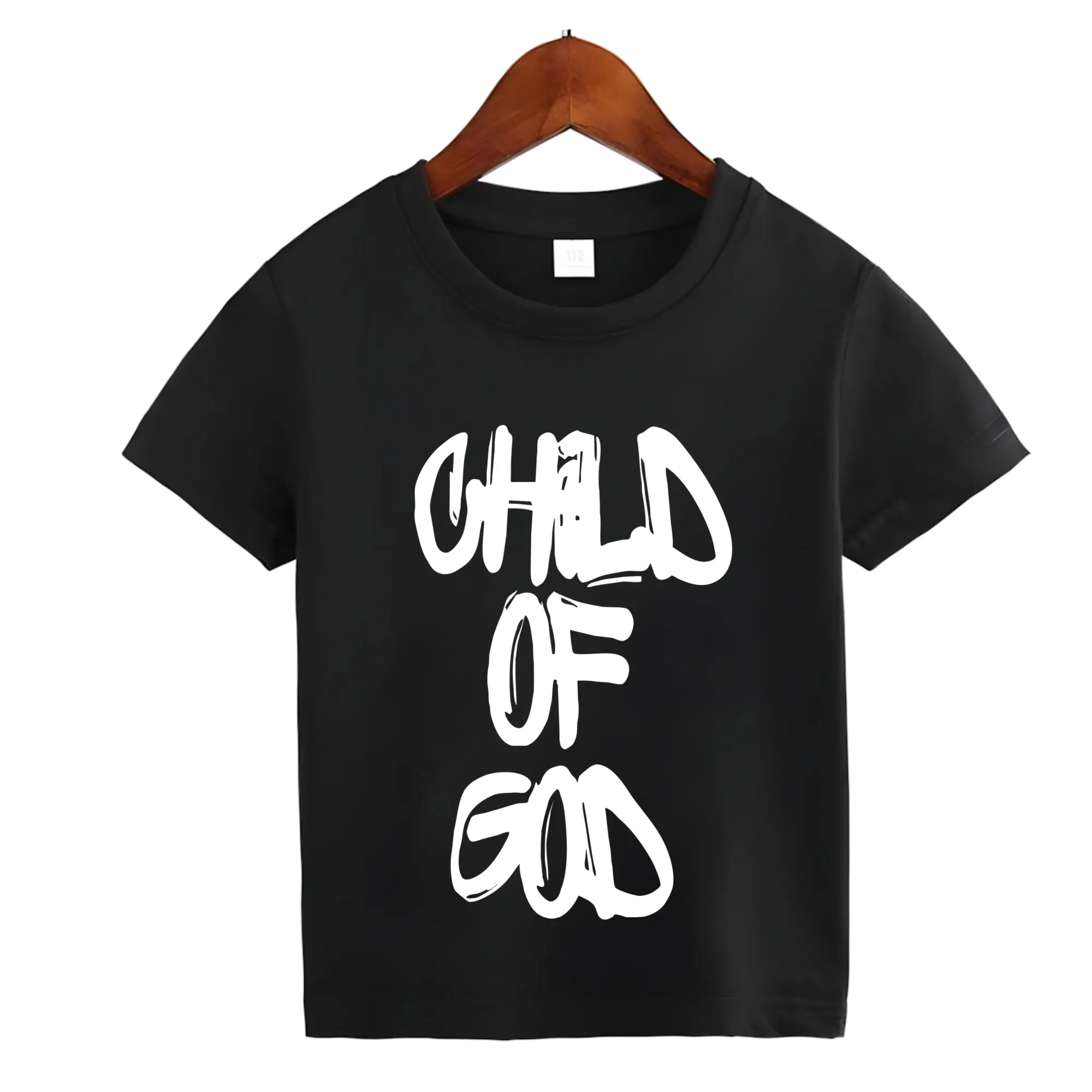 "CHILD OF GOD" Fun slogan T-shirt, 100% cotton round-neck short-sleeved shirt, soft and comfortable T-shirt for 2-10Y boys, suitable for school, indoor and outdoor wear, as a gift