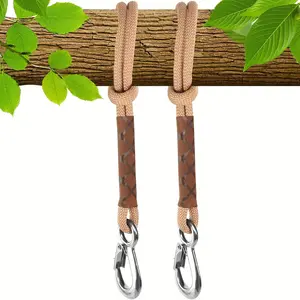2 Adjustable Hammock Straps, Durable Outdoor Tree Tie-Downs, Ideal for Swing and Hammock, Perfect for Camping and Garden Use