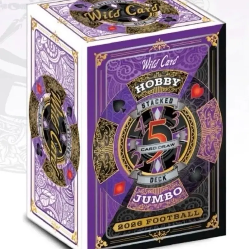 Wild Card 5 Card Draw Stacked Deck Hobby Jumbo 2026 Football