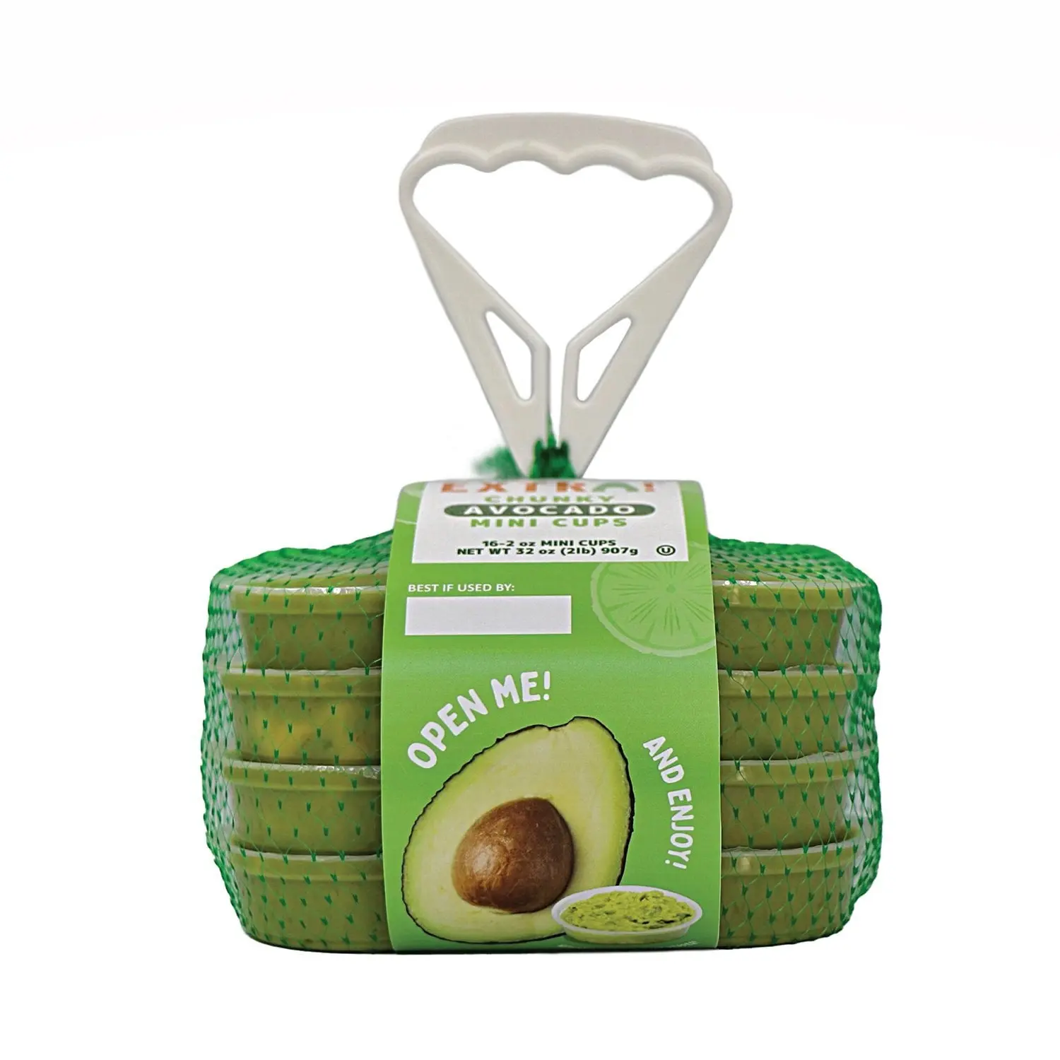 Extra! Chunky Avocado Spread Cups, 2 oz. Individual Portions, 16 Count – Fresh & Creamy Avocado Spread for Toast, Sandwiches, Wraps, Dips & Healthy Snacking