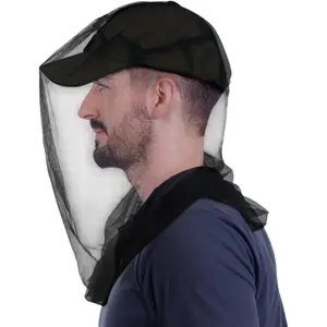 Premium Mosquito Head Net Extra Large with Ultra Fine Holes for Insect Fly and Bug Protection Essential Outdoor Gear for Camping Hiking Fishing Gardening and Safari Fits All Hats