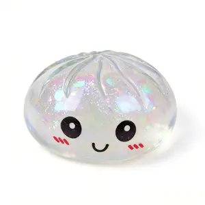 Dumpling Squishies Toy, Realistic Dumplings Stress Relief Toy, Twistable Dumpling Toys, Fun and Relaxing Plaything, Stress Relief Fidgeting