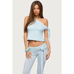 Adara Tied One Shoulder Top
