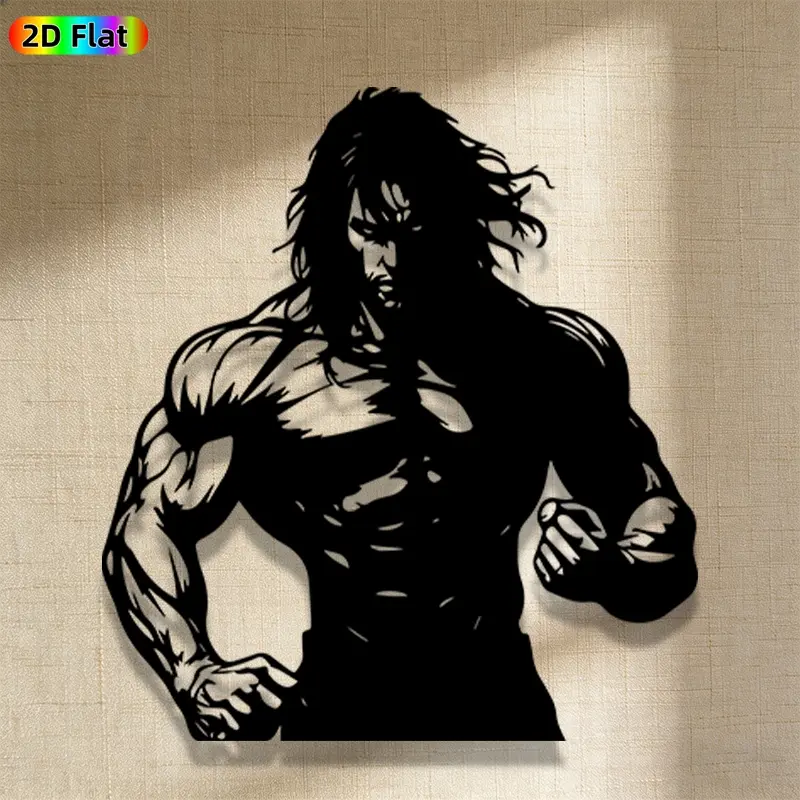 1pc Avant-Garde Hercules Metal Wall Art, Avant-Garde Hercules Statue Mural, Iron Craft, Perfect for Living Room, Garage, Patio Wall Decor, Heavy-Duty Rustproof Metal Decor, Intricate Craftsmanship, Father's Day Decor, Ideal Gift for Trend Seekers