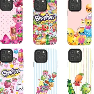 Shopkins Cartoon Phone Case: Super Girly & Stylish Protective Cover Compatible with iPhone 11, 12, 13, 14, 15, 16, 17 & Samsung S22 S23 S24 S26 – check our available sizes