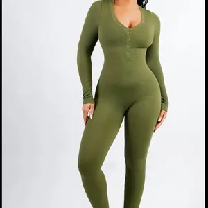 Seamless cotton jumpsuit