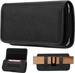 Universal Horizontal Cell Phone Holster Case with Belt Clip for Mobile Phone - XXL