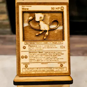 3D Wooden Poke Card