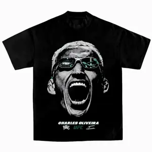 Charles Oliveira UFC Champion T-Shirt - 'Do Bronx' Official Boxing & MMA Tee - Unisex Cotton