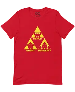 "TriForce Powerlifting" Women's T-Shirt
