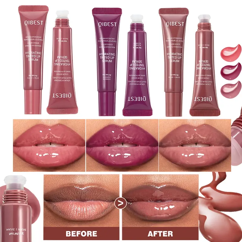 3-pack lipstick waterproof, sweat proof, smooth and easy to apply, non stick to cup, non smudging, durable and long-lasting