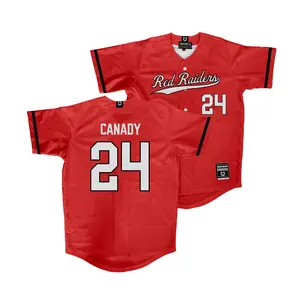 Texas Tech Softball Red Jersey - NiJaree Canady