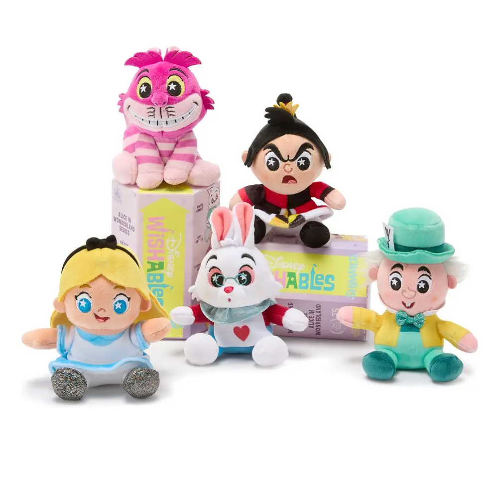 Disney Store Disney Wishables Shimmer Mystery Plush Blind Pack – Alice in Wonderland 75th Anniversary – 5'' – Limited Release – D23: The Ultimate Disney Fan Event