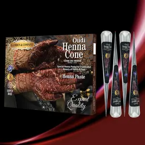 100% Natural Temporary Henna Tattoo Cream Cone | 1 Cone 31g | Body Paint Tattoo Freckles (Reddish Brown) men woman forearm tribal wolf 7-15 day tatuajes temporales Waterproof Angel and Flower Tattoos tattoo  artist  tools