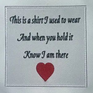 Memory Patch - This is a shirt I used to wear