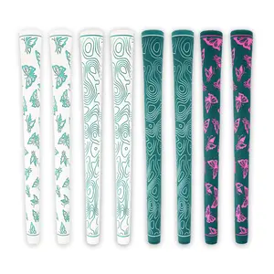 Golf club grip set, 13 original patterned rubber composite materials, tapered design, mixed golf club grip, all-weather performance, suitable for golf enthusiasts, Golf Accessories