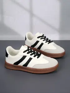 Colorblock Kids Casual Sneakers, Comfortable Thick Sole Skate Shoes, Perfect for Walking and Shopping, Versatile College Style Footwear