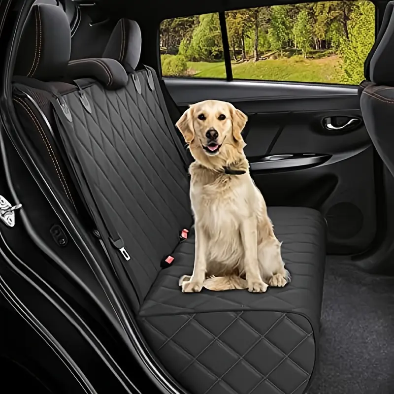 1pc Oxford Cloth Car Pet Mat |         Anti-Dirt Dog Mat for Clean and Comfortable Car Rides - Car Accessories, Woven Polyester Material