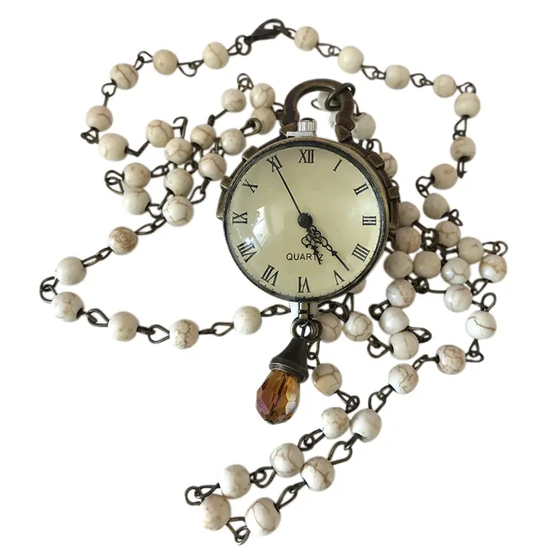 Unique Charming Clock Pendant Necklace