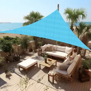 SUNNY GUARD Triangle Sun Shade Sail UV Block Awning Canopy for Pergola Kit Backyard Porch Deck Patio Garden Lawn Modern Design Cooling