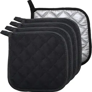 1pc oven mitts, 100% polyester, heat resistant pan mat, kitchen holiday dinner items, linen table accessories, coasters, place MATS, Thanksgiving decorations