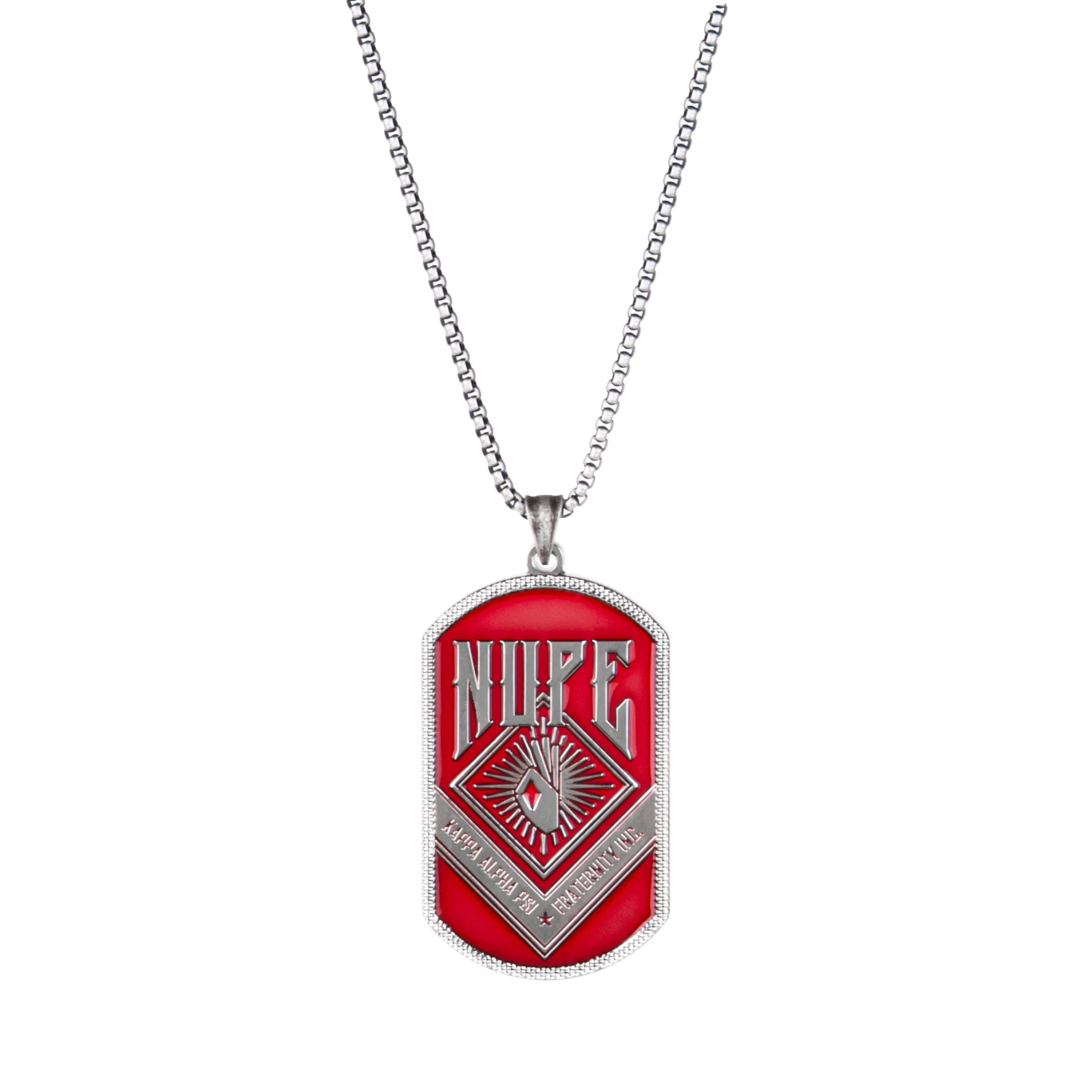 BBGreek Kappa Alpha Psi - Dog Tag Pendant Necklace - Official Vendor