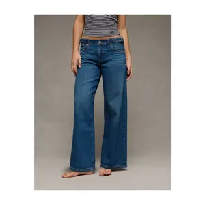 AE Dreamy Drape Strigid Low-Rise Baggy Wide-Leg Jean