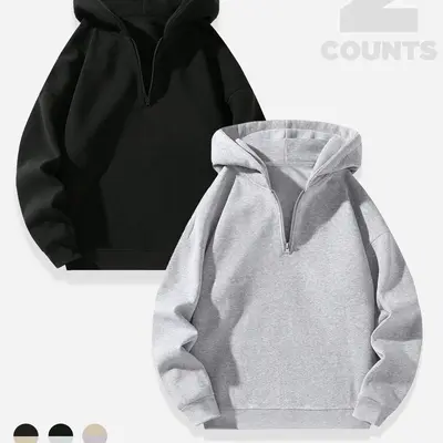 Half Zip Tik Tok Zip Up Hoodie Lightweight Hoodies Half And Half