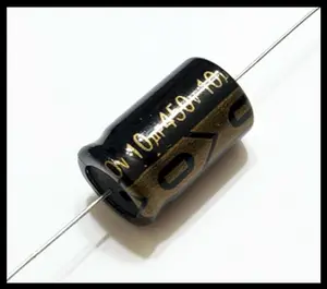 Axial Electrolytic Capacitor, Polarized, 10uF 450V, 105C, Tolerance ±20%
