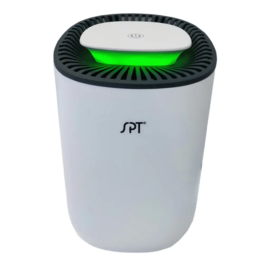Sunpentown SD-300MLB Compact Plastic Mini Dehumidifier - White, 600mL, No Refrigerant, Quiet Run, for Small Rooms, Closets, Household Appliances, Dehumidifiers