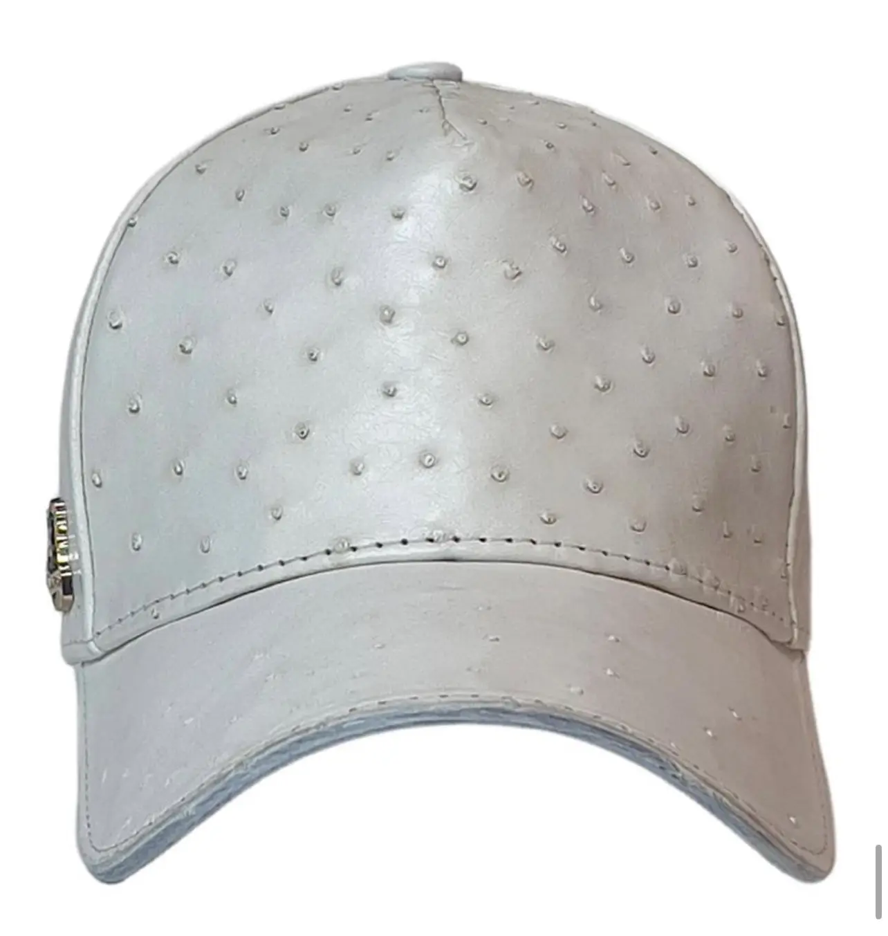 Gorra Original Piel Avestruz Blanca Gorra Original Piel Avestruz Blanca