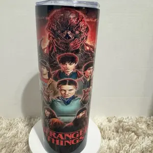 Stranger Things 20oz Tumbler with Iconic Characters