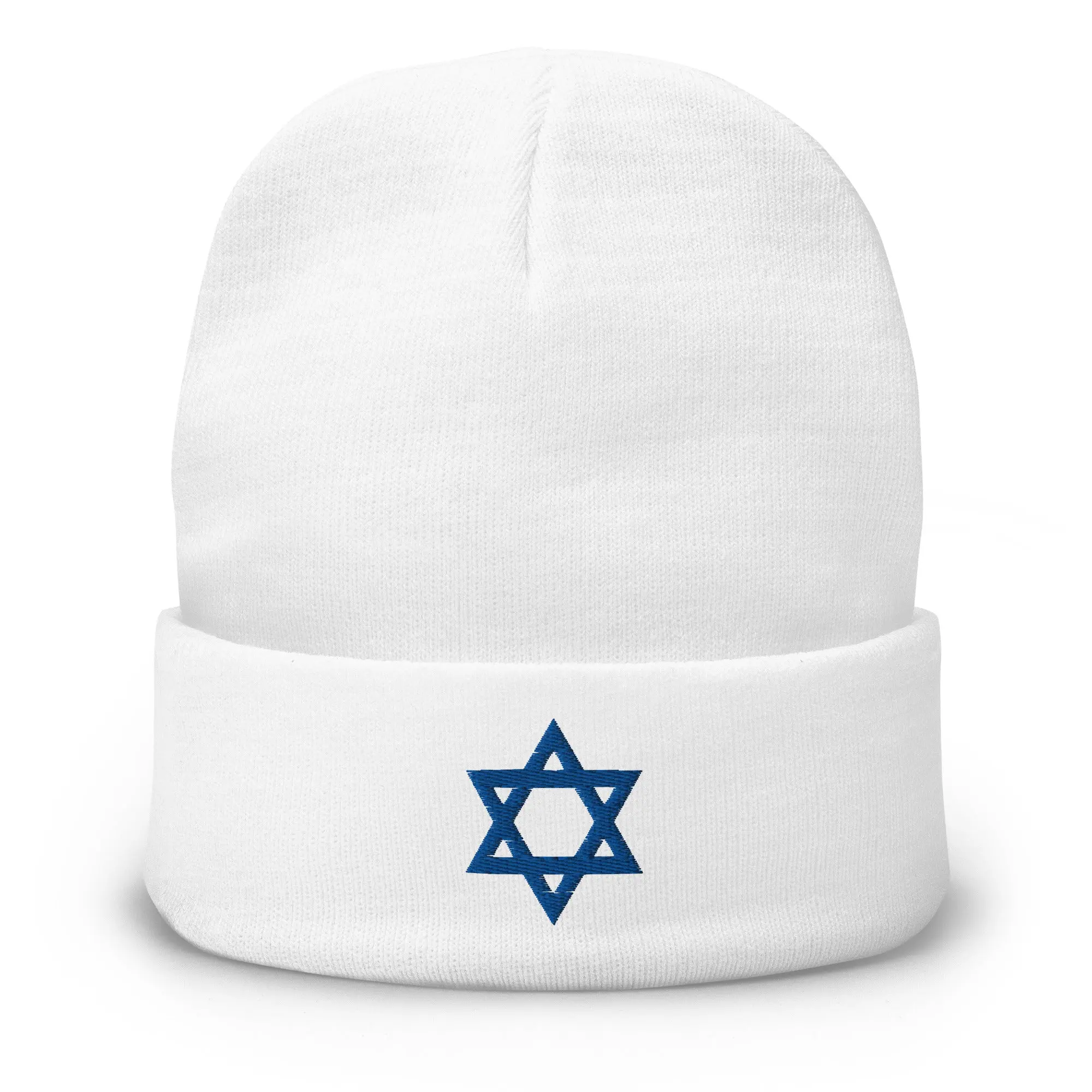 Star of David Embroidered Beanie | Hebrew Jewish Pride