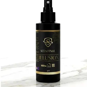Scentinal ILLUSION Luxury Citrus & Black Tea Spray Fresh & Airy 40% Fragrance for Home & Room Aroma