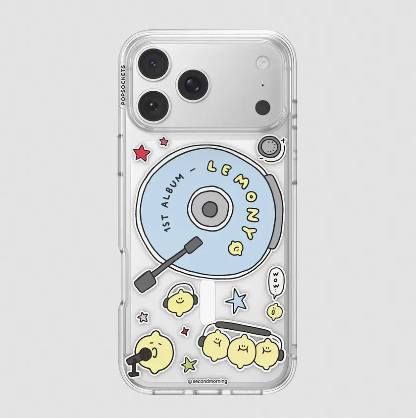 PopSockets First Album MagSafe Case for iPhone 17 Pro Max - Smartphone, Cellphone, Handheld Devices Protection, Casing