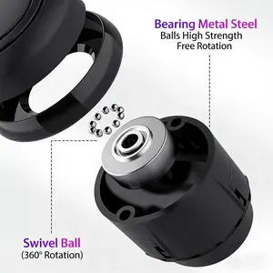 360° Smooth Rotating Steering Wheel Knob, Non-Slip Grip, Durable, Ideal for Wrist Injuries, Seniors, Truck Drivers, Universal Fit, Perfect Gift