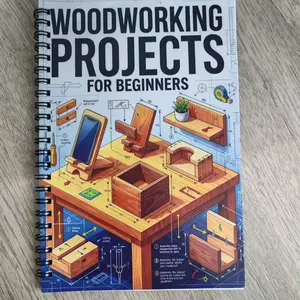 Beginner Woodworking Project Guide, Simple DIY Wooden Furniture Manual, Easy Home Garden Woodworking Plans, Detailed Construction Instructions