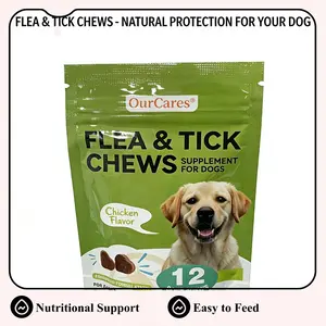 OURCARES Outdoor Comfort & Wellness Chews for Dogs Bag Daily Nutritional Support Chicken Flavor Easy to Feed for Overall Pet Comfort