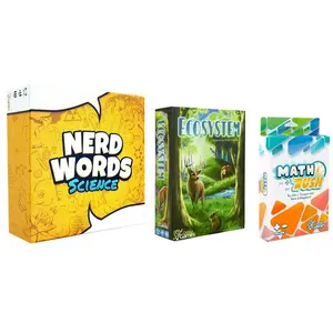 Bundle - Science Games for GameSchooling | Nerd Words: Science! + Ecosystem + Math Rush