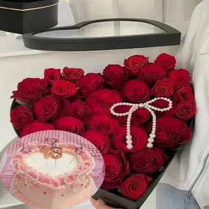 Handmade Faux Pearl Bow Bouquet Set, 6pcs/12pcs, Pearl Jewelry, Fresh Flowers, Birthday Cake Decor, Christmas Party Packaging Material, Decorative Flowers Bouquet