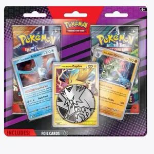 Pokémon 2-Pack Blister Team Rocket's Articuno Zapdos & Tyranitar Foil Cards Trading Card Game