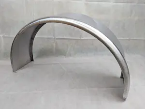 Kampco 32x9 Smooth Aluminum Single Axle Round Trailer Fender - One Fender
