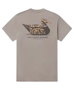 Southern Marsh - Vintage Duck Decoy Tee - Camo