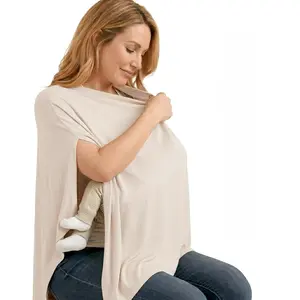 Chic Nursing Cover for Breastfeeding, Wearable Nursing Scarf for Confident Public Feeding, Soft Breastfeeding Cover for Moms, Nursing Accessories