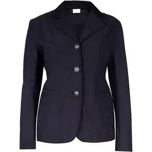 Women's Horze 'Wiona' Black Soft Shell Competition Jacket