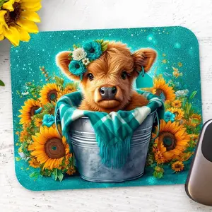 Highland cow mouse pad