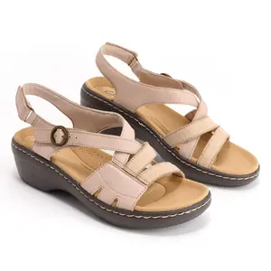 Clarks Collection Adjustable Leather Sandals -Merliah Bonita
