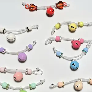 Colorful Beaded Fake Nipple Rings Set - Non - Piercing Nipple Clips for Fashion