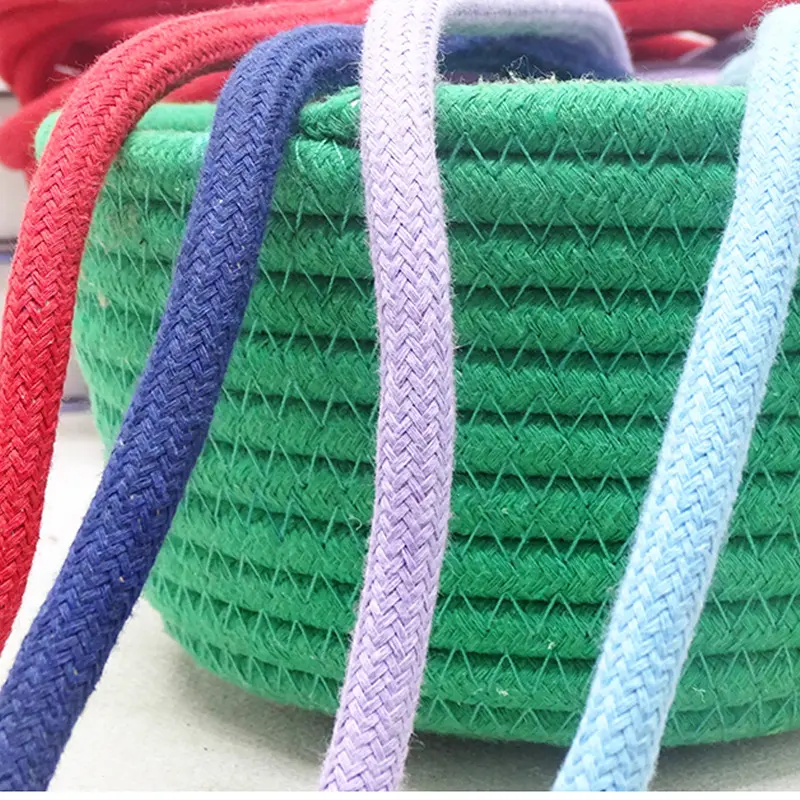 8mm*10meters core-spun cotton rope for DIY weaving, round drawstring, pull cord, craft cord, drawstring cord. 8mm*10meters core-spun cotton rope for DIY weaving, round drawstring, pull cord, craft cord, drawstring cord.