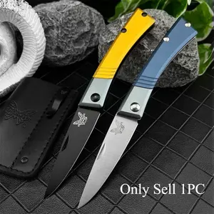 Two Foldable Knives in Different Colors, D2 Steel Blade and Aluminum Handle, Lightweight and Portable for Outdoor Camping Fishing Hiking, Portable Multipurpose Knives